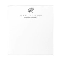 Chic Striped Beach Umbrella Logo