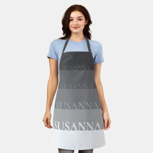 Chic Striped Personalized Apron