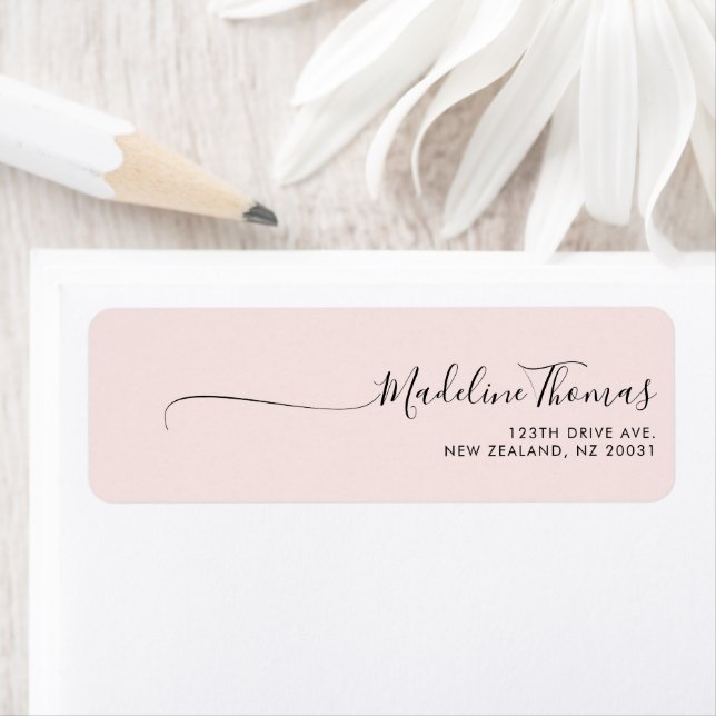 Chic Stylish Black Pink Trendy Script (Insitu)