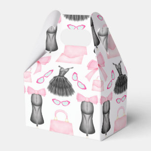 Chic Stylish Girly High Heels Fashion Pattern Favor Box