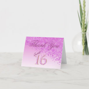 Chic Sweet 16 Merci Parties scintillant rose