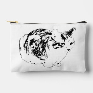 Chic Tabby Lines, Winter Polish Accessory Pouch