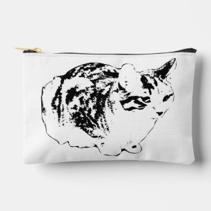 Chic Tabby Lines, Winter Polish Accessory Pouch