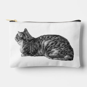 Chic Tabby Texture Pouch
