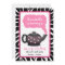 Chic Tea Time Girls Pink Birthday Party Invites