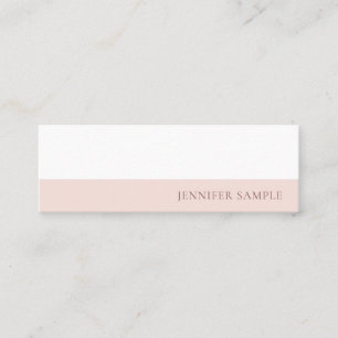 Chic Template Modern Minimalist Personalized Trend Mini Business Card