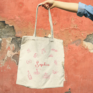 Chic 'That's Amore' Italian-Themed Customizable Tote Bag