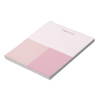 Chic To Do List Making Pink Colorblock Tear Away 