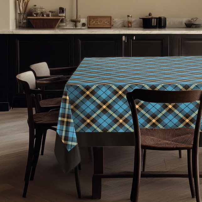 Chic traditionnel nappe à plat cadeau pour l'homme (Traditional Plaid Tablecloth Gift for the Man)