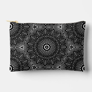 Chic Trendy Modern Stylish Girly Dot Art  Accessory Pouch