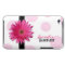 Chic Trendy Pink Gerbera Daisy Polka Dot
