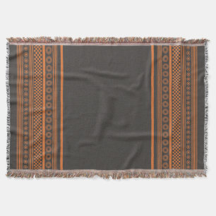 Chic Tribal Art - Ancient Greek Rhodes Pattern Throw Blanket