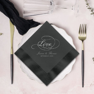Chic Typographie Love Script Mariage