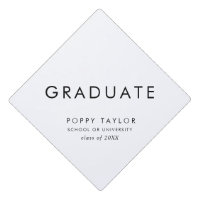 Chic Typography Graduate Name and Class Year