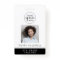 Chic Typography Logo Photo Employee or Teacher ID