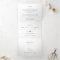 Chic Typography Photo Wedding All In One