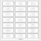 Chic Typography Wedding Guest Address Labels