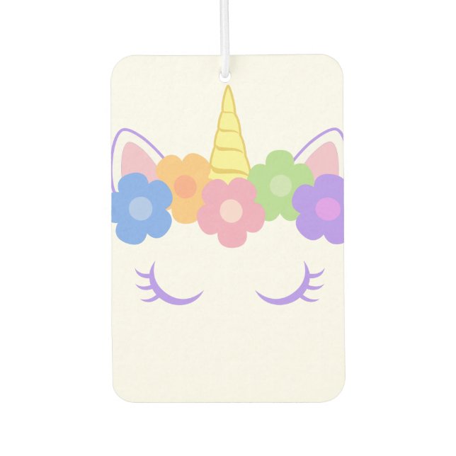 Chic Unicorn Air Freshener (Front)