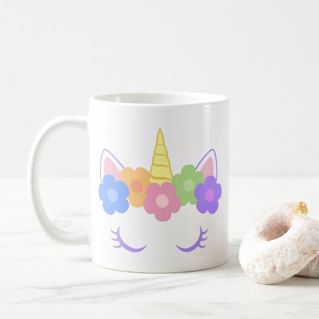 Chic Unicorn Coffee Mug (With Donut)