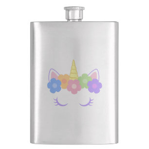 Chic Unicorn Hip Flask