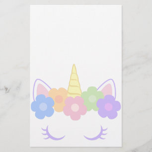 Chic Unicorn Stationery