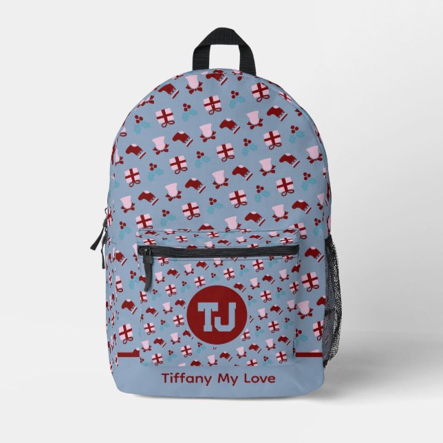Chic Vacation Coach Custom Backpack (Front)