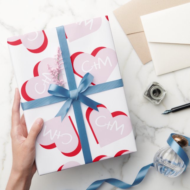 Chic Valentine Candy Hearts Wrapping Paper (Gifting)