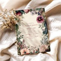 Chic Victorian Royal Floral Wedding 