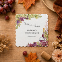 Chic Vino before Vows Bridal Shower Favour