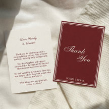 Chic Vintage Dark Red Old Money Wedding