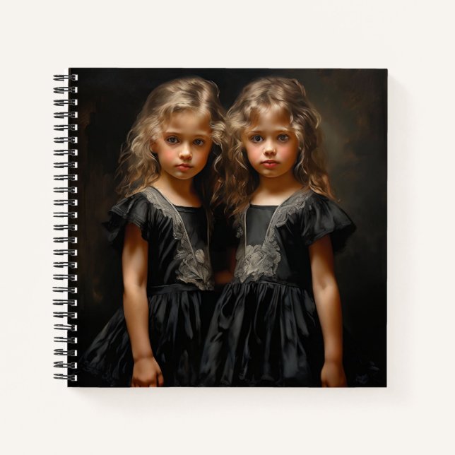 Chic Vintage LBD Dress Notebook (Front)