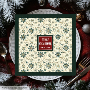 Chic vintage napkins with antique-inspired style