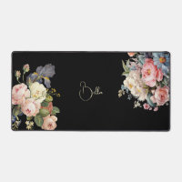 Chic Vintage Personalized Roses & Iris