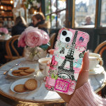 Chic Vintage Pink Floral Parisian Scrapbook Samsung Galaxy Case<br><div class="desc">Transport yourself to the charming streets of Paris with each call and text. This personalized Chic Vintage Scrapbook Tarnished Papyrus Styled Samsung Galaxy Case merges elegance with nostalgia, featuring a dreamy pastel palette, iconic Eiffel Tower imagery, and romantic butterfly accents. Ideal for those who carry the croquette aesthetic in their...</div>