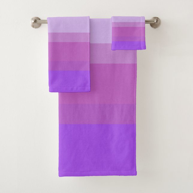 Chic Violet rayures Magenta Violet Lilac Designer (En situation)