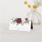 Chic Watercolor Burgundy Blush Floral Wedding