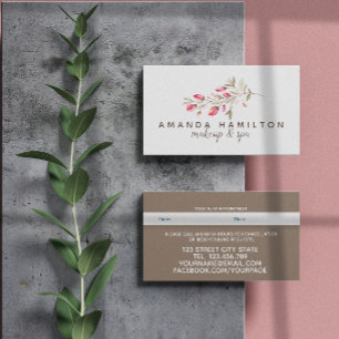 Chic Watercolor wild meadow pink flow Appointment