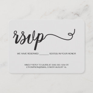 Chic We have Reserved seats for you Template