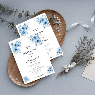 Chic Wedding Ivitation Invitation