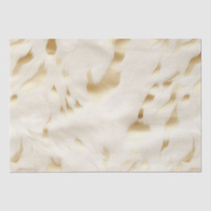Chic Western Gold White Cream Cowhide Tissue Paper