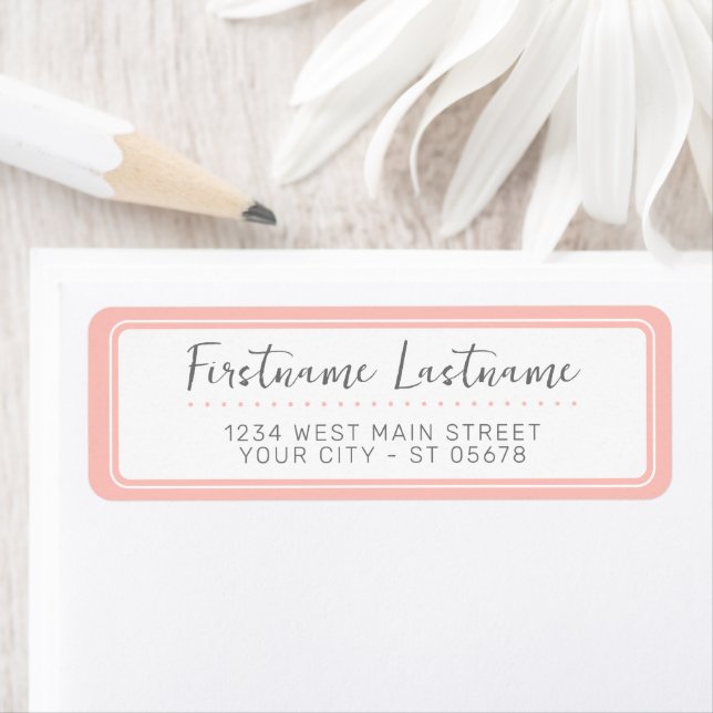 Chic White Simple Styled Typography Script Label (Insitu)