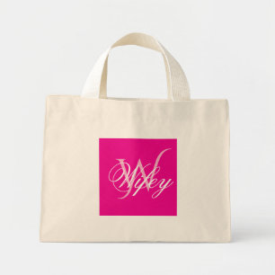 Chic Wifey Personalized Monogram Mini Tote Bag