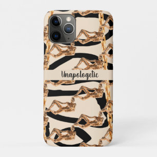 Chic Wild Unapologetic Luxurious Bday Gift Girly iPhone 11 Pro Case