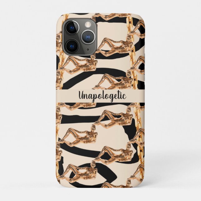Chic Wild Unapologetic Luxurious Bday Gift Girly Case-Mate iPhone Case (Back)