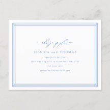 Chic Window Wedding Postponement Change the Date