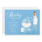 Chic Woman Baby Shower Invitation - Boy