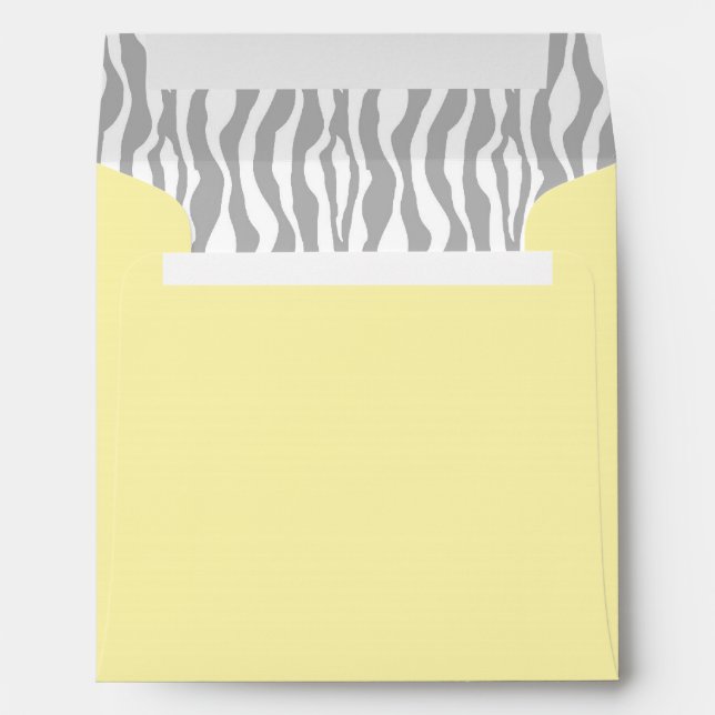 Chic Zebra Envelope Square YWGY-2 (Back (Bottom))