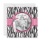Chic Zebra Print & Cupcake Birthday Photo Template