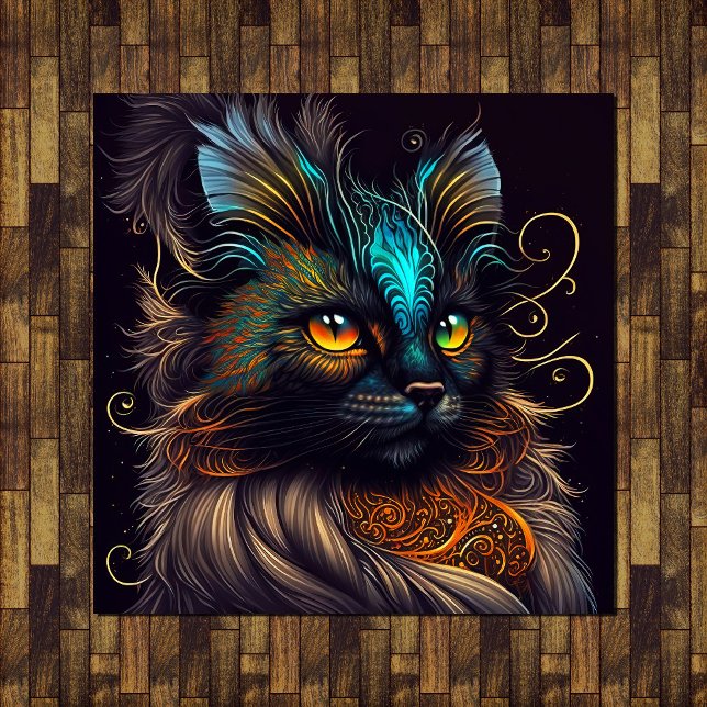 Chica - Beautiful Tortoise Shell Cat Poster Art (Creator Uploaded)
