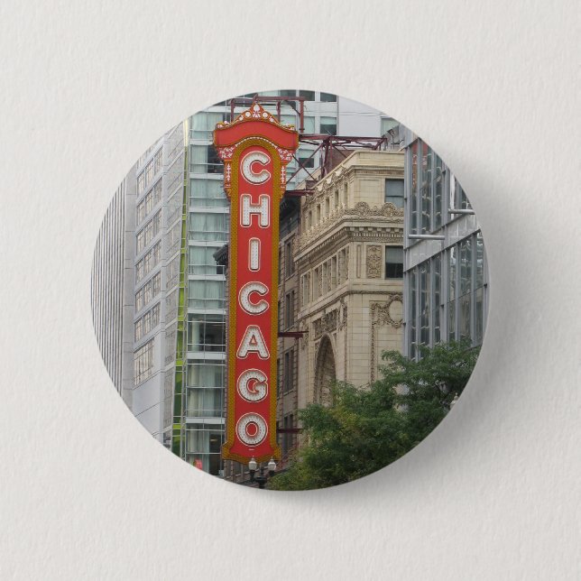 Chicago 2 Inch Round Button (Front)